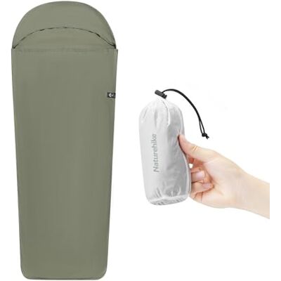 Naturehike Saco de Dormir Ultraligero para Cabaña, sólo 128g Manta de Viaje con Saco de Dormir Interior de Tamaño Pequeño para Mochileros, Albergues, Camping Naturehike Saco de Dormir Ultraligero para Cabaña, sólo 128g Manta de Viaje con Saco de Dormir Interior de Tamaño Pequeño para Mochileros, Albergues, Camping