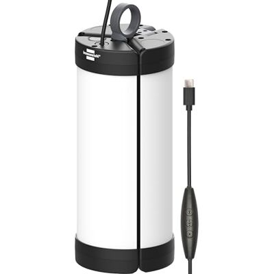 Brennenstuhl Lámpara LED de avance VL 500 (lámpara colgante y de pie, 550lm, cable USB C 5m con interruptor, IP54, regulable, lámpara de camping con niveles de temperatura de color 2700K-6500K) Brennenstuhl Lámpara LED de avance VL 500 (lámpara colgante y de pie, 550lm, cable USB C 5m con interruptor, IP54, regulable, lámpara de camping con niveles de temperatura de color 2700K-6500K)