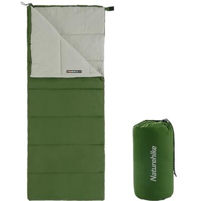 Naturehike Saco de Dormir para Adultos, Ligero Rectangular Empalmable Saco de Dormir de 3 Estaciones, para Acampar al Aire Libre, Senderismo (Verde) Naturehike Saco de Dormir para Adultos, Ligero Rectangular Empalmable Saco de Dormir de 3 Estaciones, para Acampar al Aire Libre, Senderismo (Verde)