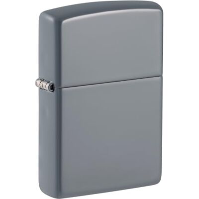 Zippo , Encendedor Encendedor de Metal auténtico Resistente al Viento, diseño Atemporal y Elegante, Recargable, Duradero y ecológico, Ideal para Todas Las Ocasiones, Gris Plano Zippo , Encendedor Encendedor de Metal auténtico Resistente al Viento, diseño Atemporal y Elegante, Recargable, Duradero y ecológico, Ideal para Todas Las Ocasiones, Gris Plano