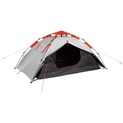 Mc Kinley Easy Up 3 Tiendas de campaña emergentes, Unisex, Grey Light/Red, Talla única Mc Kinley Easy Up 3 Tiendas de campaña emergentes, Unisex, Grey Light/Red, Talla única