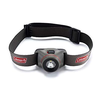 Coleman Linterna frontal LED con tecnología Batteryguard, linterna frontal con 100 lúmenes y alcance de 50 metros, resistente y ligera, lámpara LED para camping, senderismo o festivales Coleman Linterna frontal LED con tecnología Batteryguard, linterna frontal con 100 lúmenes y alcance de 50 metros, resistente y ligera, lámpara LED para camping, senderismo o festivales