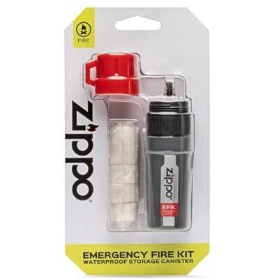 Zippo Pedernal de Supervivencia – Kit Fuego y Encendedor de Emergencia con Rueda de Chispa y Yesca – Alternativa al Ferrocerio para Camping y Bushcraft Zippo Pedernal de Supervivencia – Kit Fuego y Encendedor de Emergencia con Rueda de Chispa y Yesca – Alternativa al Ferrocerio para Camping y Bushcraft