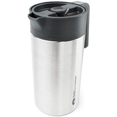 GSI Outdoors Glacier Stainless JAVAPRESS- Brushed GSI Outdoors Glacier Stainless JAVAPRESS- Brushed