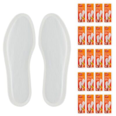 Relaxdays 20 Pares Plantillas Calientes, Tamaño L, Calentador Calzado, Activación Térmica por Aire, 8 h Calor, Blanco Relaxdays 20 Pares Plantillas Calientes, Tamaño L, Calentador Calzado, Activación Térmica por Aire, 8 h Calor, Blanco