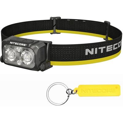 Nitecore 400 lúmenes, ultraligero, varias temperaturas de color, para exterior, linterna frontal recargable USB-C (diadema normal) Nitecore 400 lúmenes, ultraligero, varias temperaturas de color, para exterior, linterna frontal recargable USB-C (diadema normal)