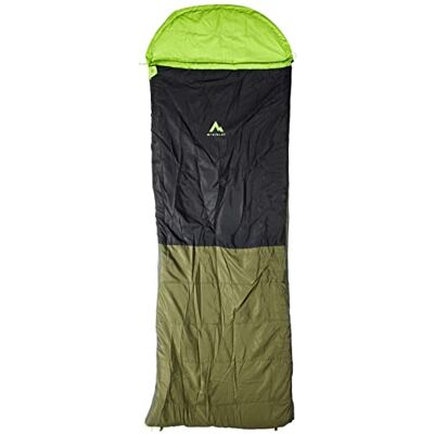 Mc Kinley Trekker Saco de Dormir, Unisex Adulto, Olive Dark/Black Nig, 195R Mc Kinley Trekker Saco de Dormir, Unisex Adulto, Olive Dark/Black Nig, 195R