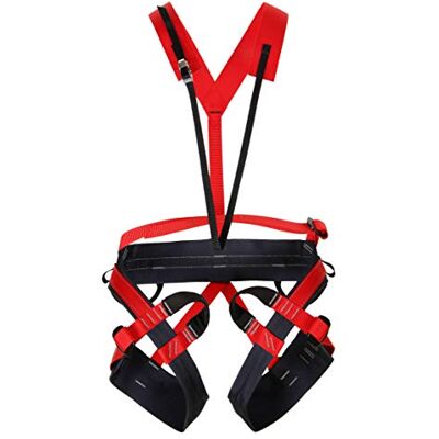 Kong FEDRA, arnés Completo Unisex para Adultos, Negro/Rojo, Talla L Kong FEDRA, arnés Completo Unisex para Adultos, Negro/Rojo, Talla L