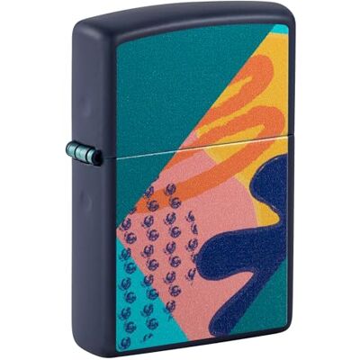 Zippo Encendedor a Prueba de Viento Pattern, Navy Matte, Color Image Recargable Reutilizable Diseño a Prueba de Viento Caja Regalo Fabricado en Estados Unidos Zippo Encendedor a Prueba de Viento Pattern, Navy Matte, Color Image Recargable Reutilizable Diseño a Prueba de Viento Caja Regalo Fabricado en Estados Unidos