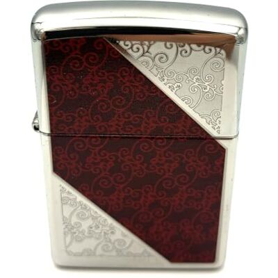 Zippo Encendedor a Prueba de Viento Luxury, High Polish Chrome, Lustre/Color Image Recargable Reutilizable Diseño a Prueba de Viento Caja Regalo Fabricado en Estados Unidos Zippo Encendedor a Prueba de Viento Luxury, High Polish Chrome, Lustre/Color Image Recargable Reutilizable Diseño a Prueba de Viento Caja Regalo Fabricado en Estados Unidos