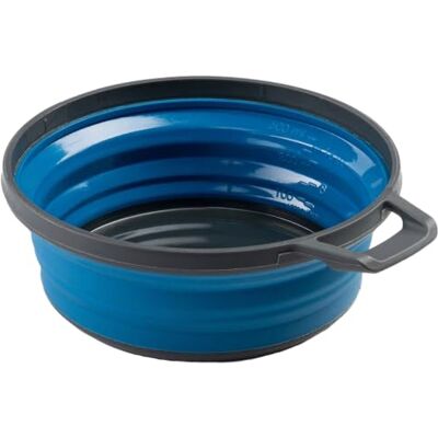 GSI Outdoors Escape Bowl Cuenco plegable de silicona para camping, 650.6 ml, color azul GSI Outdoors Escape Bowl Cuenco plegable de silicona para camping, 650.6 ml, color azul