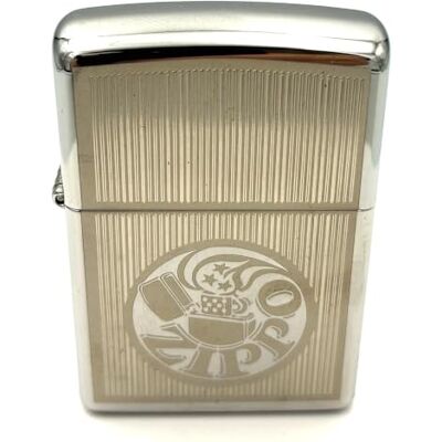 Zippo Encendedor a Prueba de Viento Logo, High Polish Chrome, Laser Engrave/Auto Engrave Recargable Reutilizable Diseño a Prueba de Viento Caja Regalo Fabricado en Estados Unidos Zippo Encendedor a Prueba de Viento Logo, High Polish Chrome, Laser Engrave/Auto Engrave Recargable Reutilizable Diseño a Prueba de Viento Caja Regalo Fabricado en Estados Unidos