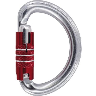 Camp Triad 3lock Aluminio/Rojo - Mosquetón de bloqueo Camp Triad 3lock Aluminio/Rojo - Mosquetón de bloqueo