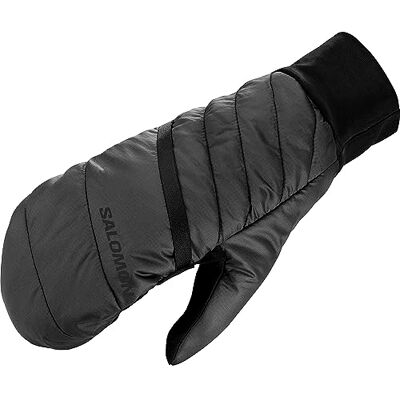 SALOMON Mtn Overmitten Mitones Unisex, Calidez y comodidad, Diseño práctico, Protección durante todo el invierno, Deep Black, Deep Black, M/L SALOMON Mtn Overmitten Mitones Unisex, Calidez y comodidad, Diseño práctico, Protección durante todo el invierno, Deep Black, Deep Black, M/L