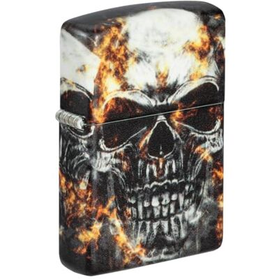 Zippo Sturmfeuerzeug Smokey Skulls, 540°, Color Image Nachfüllbar Wiederverwendbar Windfestes Design Geschenkbox Made in USA Zippo Sturmfeuerzeug Smokey Skulls, 540°, Color Image Nachfüllbar Wiederverwendbar Windfestes Design Geschenkbox Made in USA