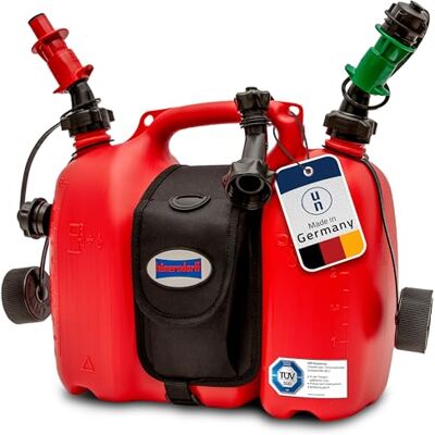 Hünersdorff 805062 PROFI doble bidón - Combustible y aceite, 6 + 3L Hünersdorff 805062 PROFI doble bidón - Combustible y aceite, 6 + 3L