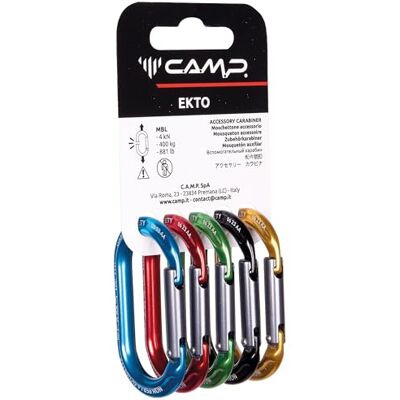 C.A.M.P. Mosquetón Rack Pack EKTO 5 pcs C.A.M.P. Mosquetón Rack Pack EKTO 5 pcs