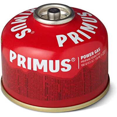 Primus Bombona de conexión de tornillo de gas, 100 g, color rojo Primus Bombona de conexión de tornillo de gas, 100 g, color rojo