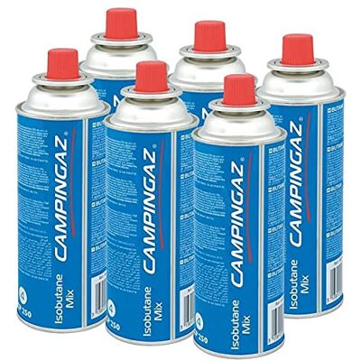 CAMPINGAZ Cartucho de gas de válvula – Isobutano Mix (6 unidades) CAMPINGAZ Cartucho de gas de válvula – Isobutano Mix (6 unidades)