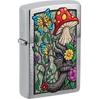 Zippo Encendedor a Prueba de Viento Freaky Nature Cromo Cepillado, Color Image Recargable Reutilizable Caja de Regalo Incluida Hecho en EEUU Zippo Encendedor a Prueba de Viento Freaky Nature Cromo Cepillado, Color Image Recargable Reutilizable Caja de Regalo Incluida Hecho en EEUU
