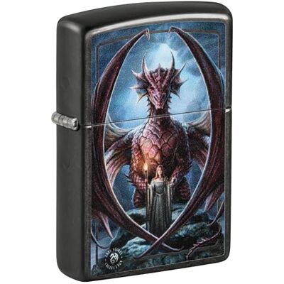 Zippo Sturmfeuerzeug Anne Stokes, Gray Dusk, Color Image Nachfüllbar Wiederverwendbar Windfestes Design Geschenkbox Made in USA Zippo Sturmfeuerzeug Anne Stokes, Gray Dusk, Color Image Nachfüllbar Wiederverwendbar Windfestes Design Geschenkbox Made in USA