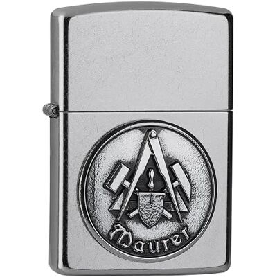 Zippo Encendedor a Prueba de Viento Bricklayer Emblem, Street Chrome, Emblem Attached Recargable Reutilizable Diseño a Prueba de Viento Caja Regalo Fabricado en Estados Unidos Zippo Encendedor a Prueba de Viento Bricklayer Emblem, Street Chrome, Emblem Attached Recargable Reutilizable Diseño a Prueba de Viento Caja Regalo Fabricado en Estados Unidos