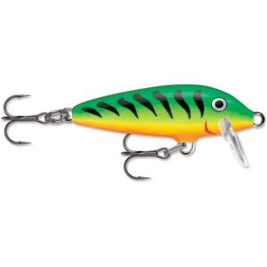 Rapala Señuelo de Pesca clásico, Flotante, tamaño: 3 cm/2 g, señuelo Flotante de Agua Dulce, Profundidad de nado: 0,6-1,2 m, Aparejo de Pesca con construcción de balsa, Fire Tiger FT Rapala Señuelo de Pesca clásico, Flotante, tamaño: 3 cm/2 g, señuelo Flotante de Agua Dulce, Profundidad de nado: 0,6-1,2 m, Aparejo de Pesca con construcción de balsa, Fire Tiger FT