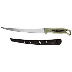 Gerber Cuchillo filetero con funda, Ceviche Fillet 9.0, Con tecnología SaltRx, Longitud de la hoja: 23,3 cm, Peso: 94 g, 31-004133 Gerber Cuchillo filetero con funda, Ceviche Fillet 9.0, Con tecnología SaltRx, Longitud de la hoja: 23,3 cm, Peso: 94 g, 31-004133
