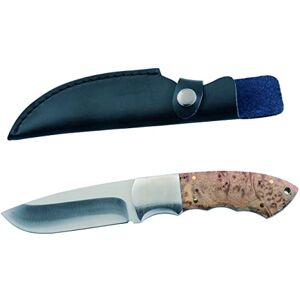 Januel Janue – Cuchillo de caza mango de madera de zarza – hoja de 10 cm Januel Janue – Cuchillo de caza mango de madera de zarza – hoja de 10 cm