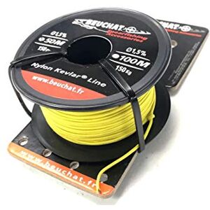 BEUCHAT Bobina 50 M trenzado Dyneema amarillo 1,5 mm resistencia 300 Kg T/C: BEUCHAT Bobina 50 M trenzado Dyneema amarillo 1,5 mm resistencia 300 Kg T/C: