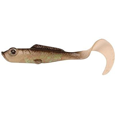 Berkley SCMG3-BS PowerBait Power Minnow Grub, Black Shad, 3-Inch by Berkley SCMG3-BS PowerBait Power Minnow Grub, Black Shad, 3-Inch by