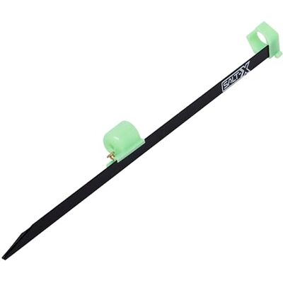 DAM Salt-X Adjusta Beach Rod Rest Soporte para cañas de Surf de Aluminio de Altura Regulable 125cm Soportes Que Brillan en la Oscuridad para la Pesca Nocturna DAM Salt-X Adjusta Beach Rod Rest Soporte para cañas de Surf de Aluminio de Altura Regulable 125cm Soportes Que Brillan en la Oscuridad para la Pesca Nocturna