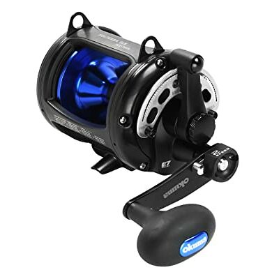 Okuma Solterra SLX Carrete de Arrastre de Palanca de Marco Cerrado de Dos velocidades para Agua Salada, , 480 Yardas a 30 Libras, Color Negro Okuma Solterra SLX Carrete de Arrastre de Palanca de Marco Cerrado de Dos velocidades para Agua Salada, , 480 Yardas a 30 Libras, Color Negro