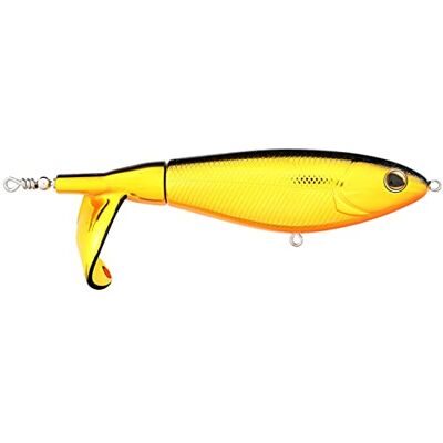 Berkley Choppo Topwater Fishing Lure, Black Gold, 1 oz, 120mm Topwater, Enhanced Propeller Surface Area for Maximum Disturbance, Equipped with Sharp Fusion19 Hook Berkley Choppo Topwater Fishing Lure, Black Gold, 1 oz, 120mm Topwater, Enhanced Propeller Surface Area for Maximum Disturbance, Equipped with Sharp Fusion19 Hook