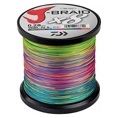 Daiwa J-Braid 8 Braid Hilo de pescar trenzado multicolor (300 m) Daiwa J-Braid 8 Braid Hilo de pescar trenzado multicolor (300 m)