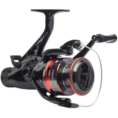 DAM Nova X Carrete de Bobina Libre para Pesca con Cebo 4000 5,2:1 Listo Para Cebos Bobina Libre Progresiva Grafito Ligero Bobina De Aluminio Para Carpas Y Peces Blancos Muy Grandes DAM Nova X Carrete de Bobina Libre para Pesca con Cebo 4000 5,2:1 Listo Para Cebos Bobina Libre Progresiva Grafito Ligero Bobina De Aluminio Para Carpas Y Peces Blancos Muy Grandes