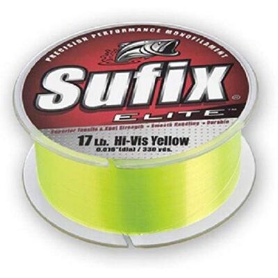 Sufix Elite Línea de Pesca de 10 Libras (Amarillo, tamaño: Carrete de 330 Yardas) Sufix Elite Línea de Pesca de 10 Libras (Amarillo, tamaño: Carrete de 330 Yardas)