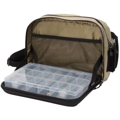 Mitchell Epic Bolsa Sling Compacta De Pecho para Trucha Beige Bolsa Sling Compacta Para Trucha Panel Trasero Transpirable Soporte Para Sacadera Bolsillo Para Alicates Pesca Activa Mitchell Epic Bolsa Sling Compacta De Pecho para Trucha Beige Bolsa Sling Compacta Para Trucha Panel Trasero Transpirable Soporte Para Sacadera Bolsillo Para Alicates Pesca Activa