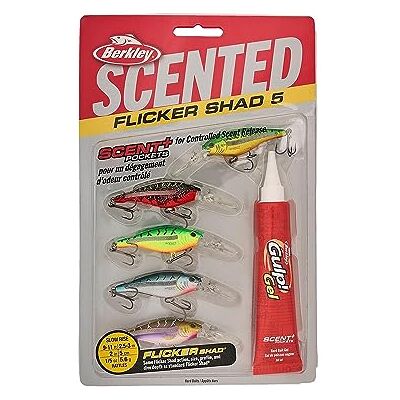 Berkley Paquete de 5 señuelos de Pesca perfumados Flicker Shad Tiger, Surtidos, 3/16 onzas, 2 Pulgadas, cebos de 5 cm, tamaño, Perfil y Profundidad de Buceo imitan el sábalo Real, Equipado con Gancho Berkley Paquete de 5 señuelos de Pesca perfumados Flicker Shad Tiger, Surtidos, 3/16 onzas, 2 Pulgadas, cebos de 5 cm, tamaño, Perfil y Profundidad de Buceo imitan el sábalo Real, Equipado con Gancho