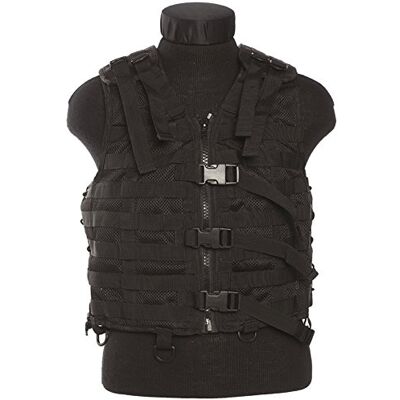 Mil-Tec Chaleco Mular System Negro Talla Única Mil-Tec Chaleco Mular System Negro Talla Única