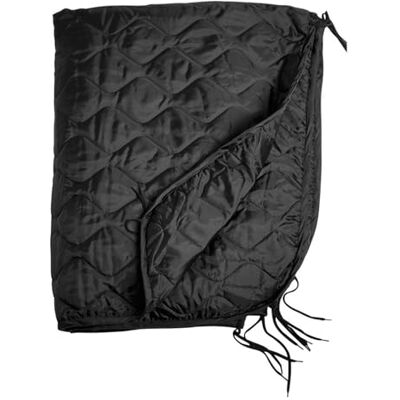 Mil-Tec Poncho de colcha, nero, 210 cm x 160 cm Mil-Tec Poncho de colcha, nero, 210 cm x 160 cm