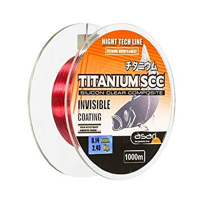 ASARI B/1000m TITANIUM SCC rojo 0,16 mm ASARI B/1000m TITANIUM SCC rojo 0,16 mm