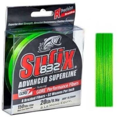 Sufix 832 Braided Line 120 M 0.080 mm Sufix 832 Braided Line 120 M 0.080 mm