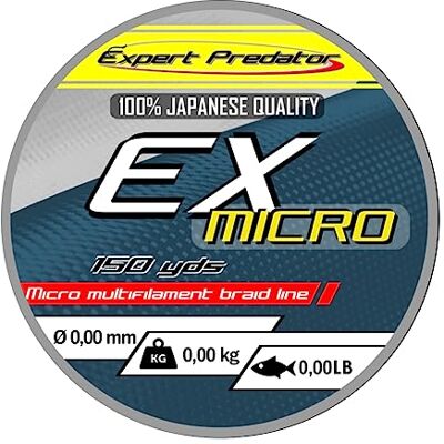 Línea de Pesca Expert Predator EX-Micro Dyneema Gris - Línea de Pesca Línea de Pesca Expert Predator EX-Micro Dyneema Gris - Línea de Pesca