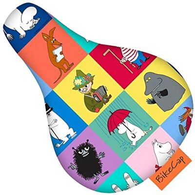 BikeCap Funda de sillín para niños, diseño de Moonin BikeCap Funda de sillín para niños, diseño de Moonin