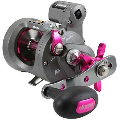 Okuma Coldwater Carrete de Pesca Redondo de Grafito Ligero para Mujer Okuma Coldwater Carrete de Pesca Redondo de Grafito Ligero para Mujer