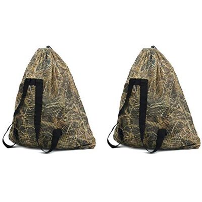 Auscamotek Bolsas de señuelos de Malla M-L (2 Paquetes), Large-30 x47“ Auscamotek Bolsas de señuelos de Malla M-L (2 Paquetes), Large-30 x47“
