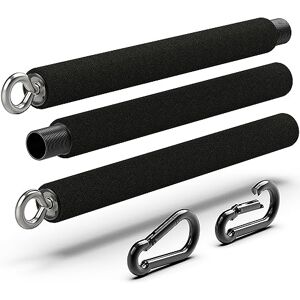 Tribe Lifting Barra de resistencia portátil, barra de pilates acolchada, barra de resistencia para bandas de resistencia, barra de resistencia para entrenamiento, barra de máquina de doble cable, accesorio de cable Tribe Lifting Barra de resistencia portátil, barra de pilates acolchada, barra de resistencia para bandas de resistencia, barra de resistencia para entrenamiento, barra de máquina de doble cable, accesorio de cable