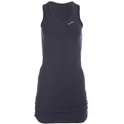 WINSHAPE WTE9 – Fitness Tiempo Libre wtr15 con Lateral Fruncido Slim Style Longtop, Night de Blue, L WINSHAPE WTE9 – Fitness Tiempo Libre wtr15 con Lateral Fruncido Slim Style Longtop, Night de Blue, L