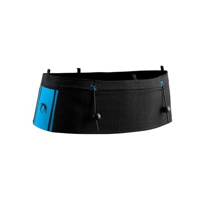 Lurbel Loop Two, cinturón portadorsales, cinturón de Trail, portabastones, Ajuste óptimo. Unisex. (Negro/Turquesa, 3) Lurbel Loop Two, cinturón portadorsales, cinturón de Trail, portabastones, Ajuste óptimo. Unisex. (Negro/Turquesa, 3)